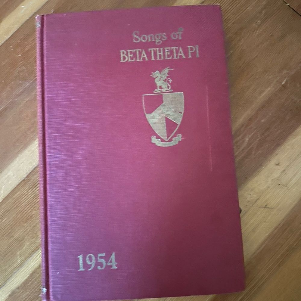 Songs of Beta Theta Pi 1954 Red Book